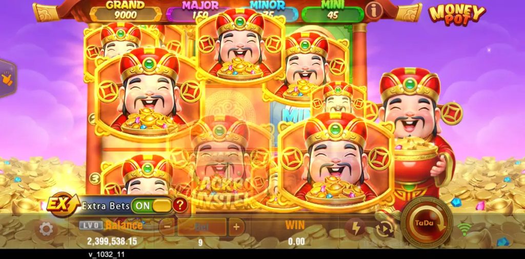 Thần Tài Đến có cách chơi tương tự các game slot khác